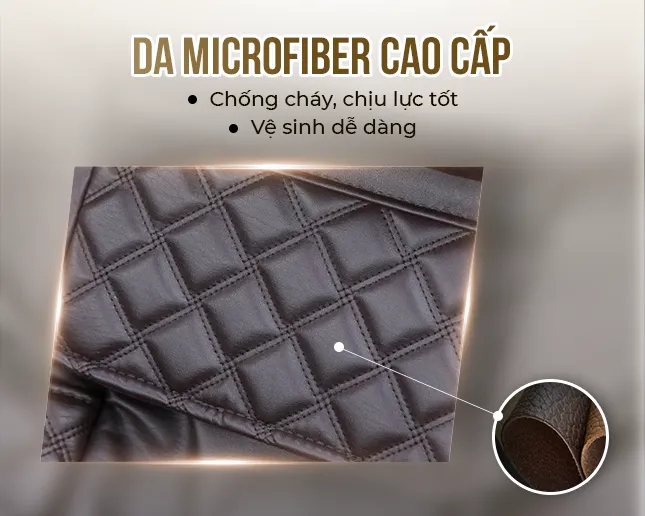 Chat Lieu Da Microfiber (Ghe Massage Asama Sonic 3)