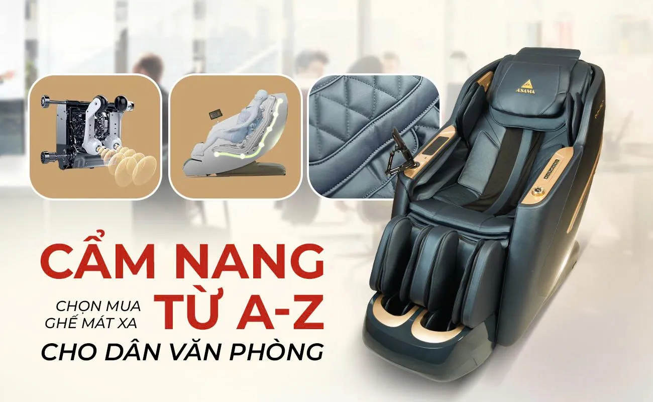 Cam Nang Chon Mua Ghe Matxa Toan Than Cho Dan Van Phong Tu A-Z
