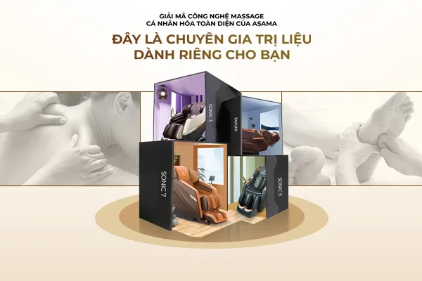 Giải Mã Công Nghệ Massage Cá Nhân Hóa Toàn Diện Của Asama: Hơn Cả Một Chiếc Ghế Massage Cao Cấp, Đây Là Chuyên Gia Trị Liệu Dành Riêng Cho Bạn