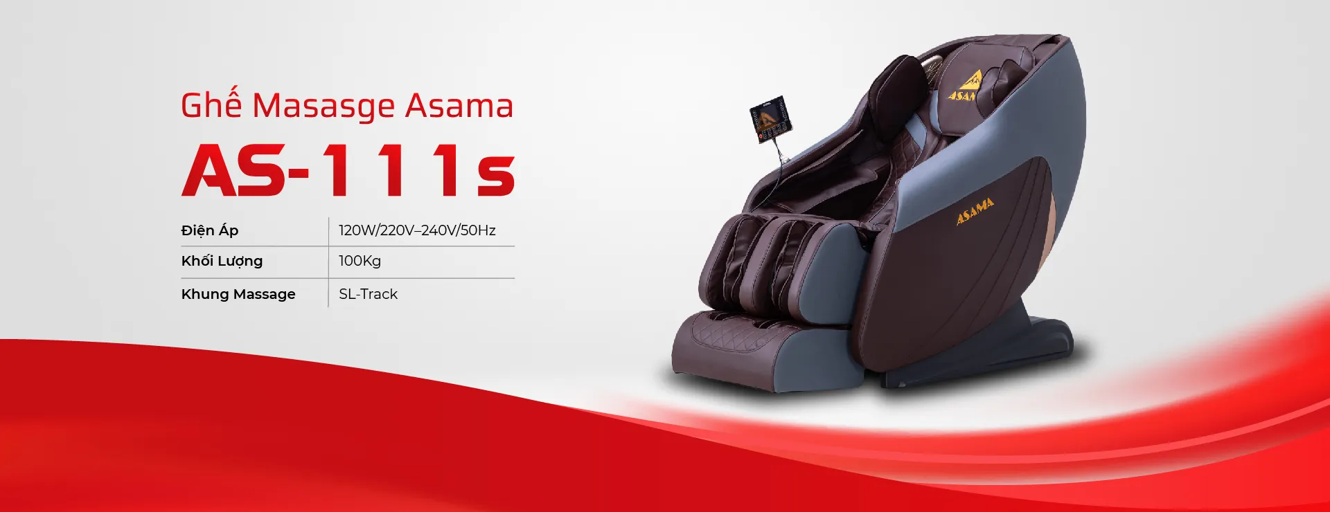 Ghe Massage Asama AS-111s (Banner Tong Quan)
