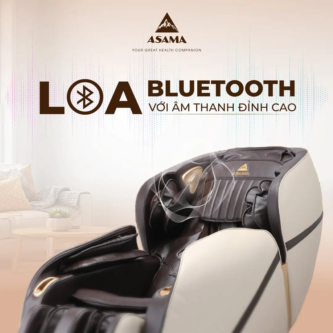 He Thong Loa Bluetooth Ghe Massage Asama AS-369