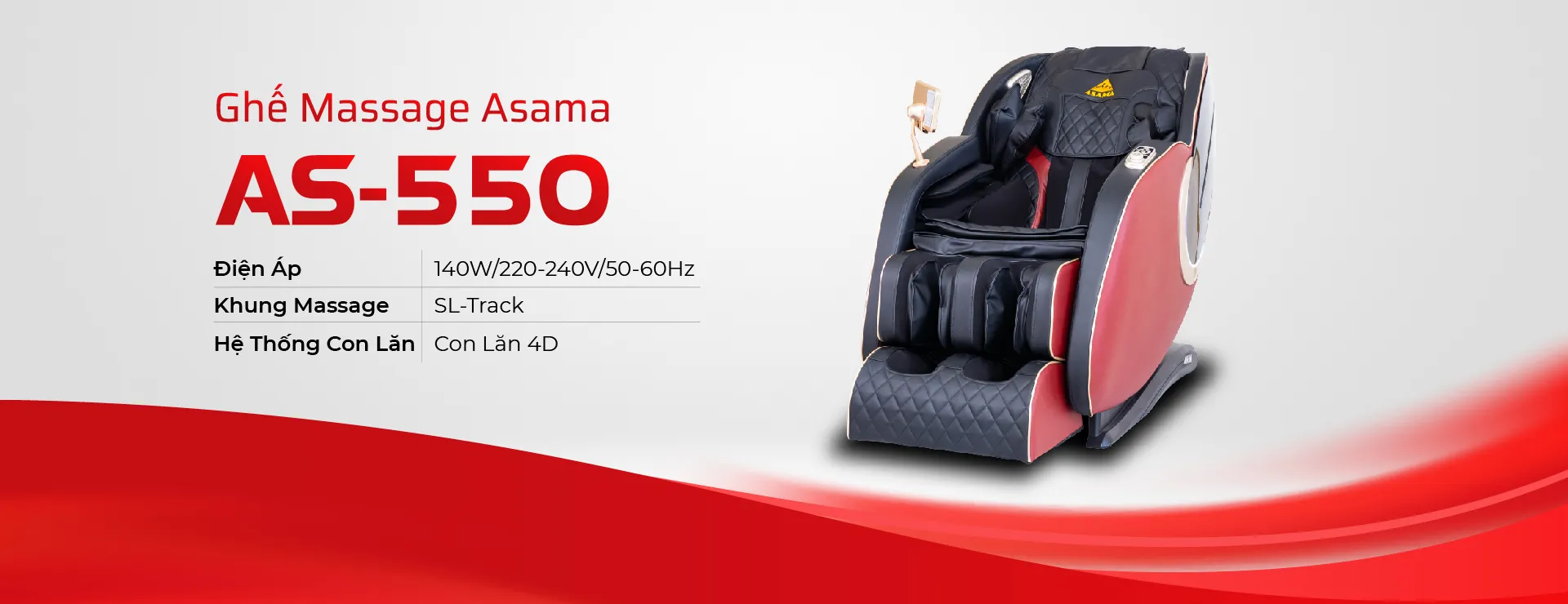 Ghe Massage Asama AS-550 (Banner Tong Quan)