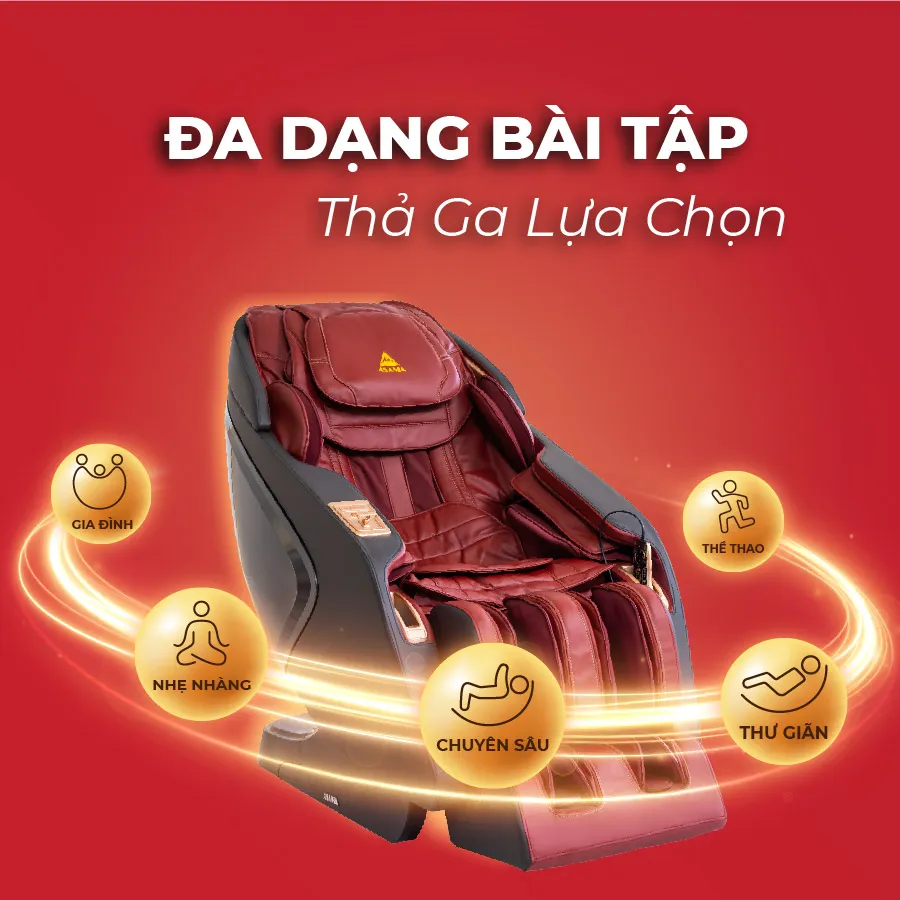 Da Dang Bai Tap Ghe Massage Asama AS-666