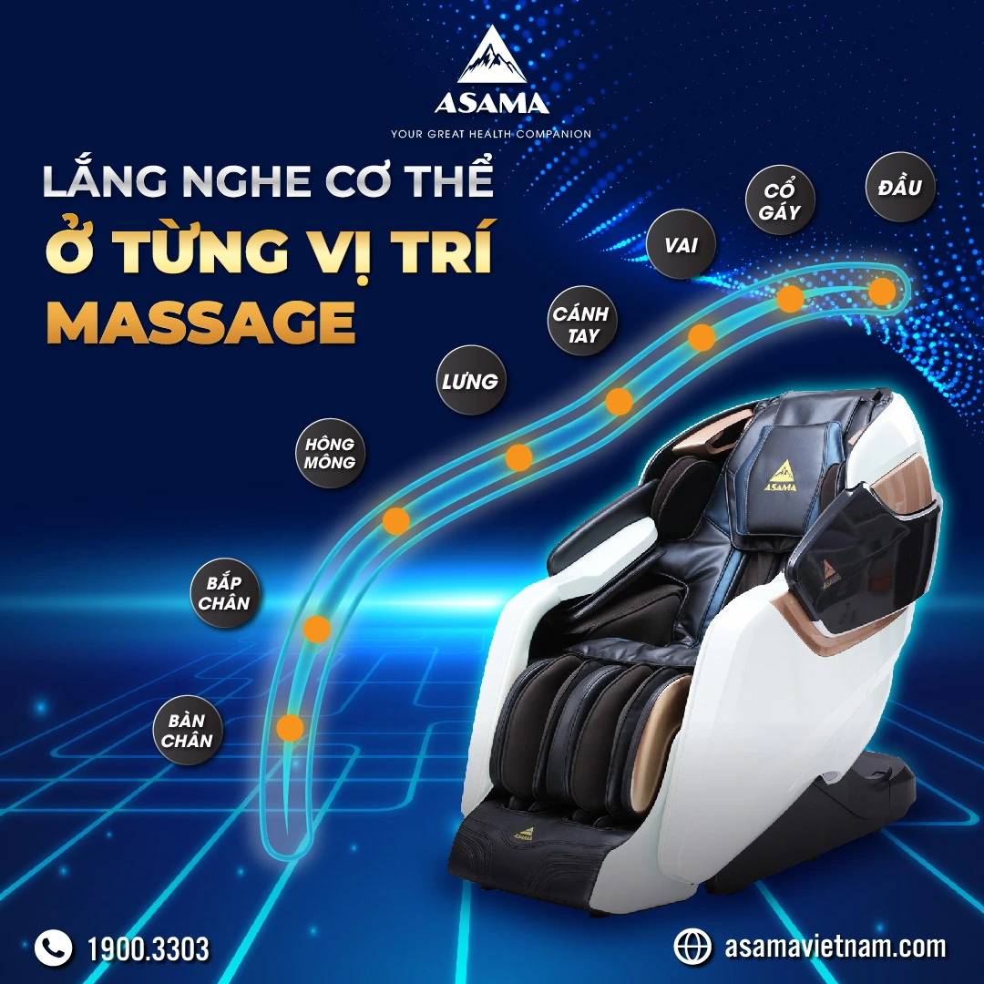 Khung Massage SL-Track Ghe Massage Asama AS-950