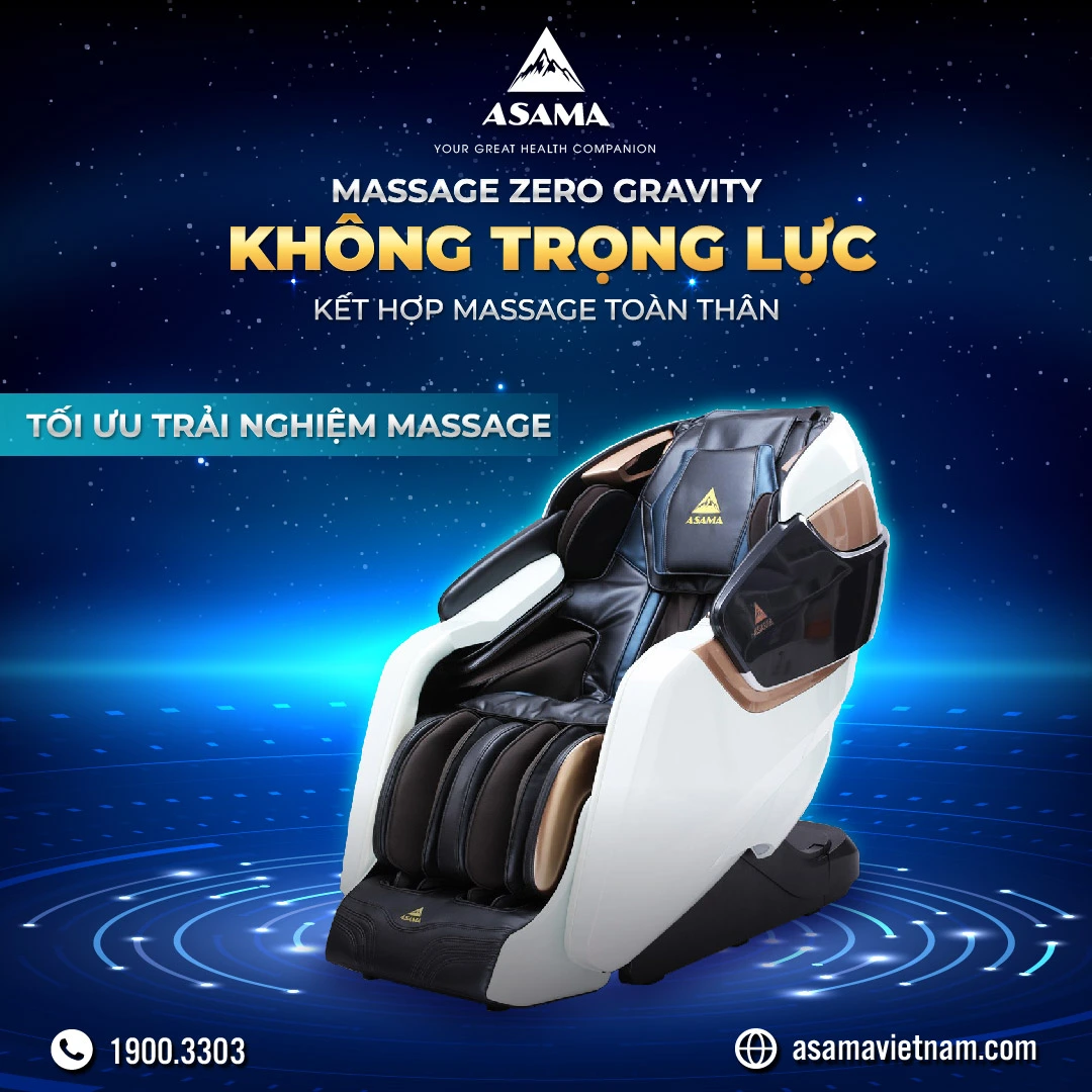 Tinh Nang Massage Khong Trong Luc - Ghe Massage Asama AS-950