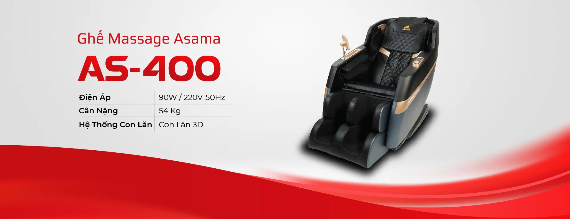 Ghe Massage Asama AS-400 (Banner Tong Quan)