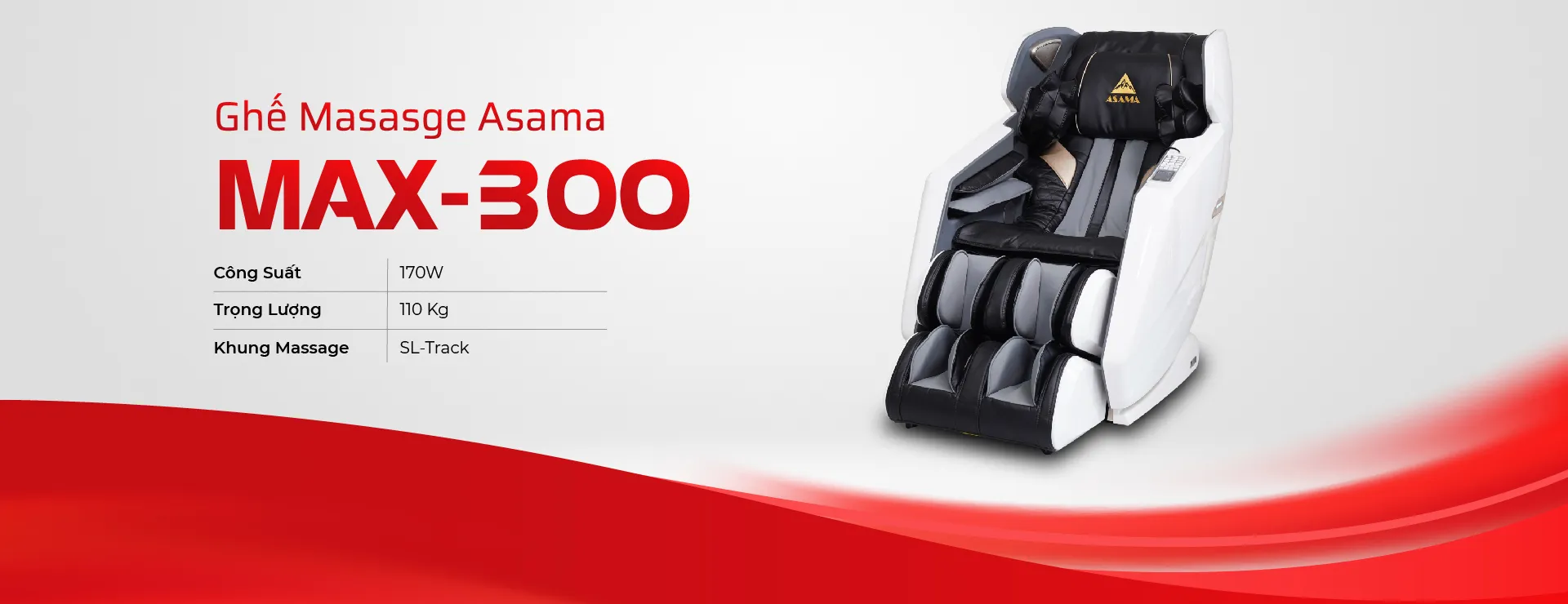 Ghe Massage Asama MAX-300 (Banner Tong Quan)