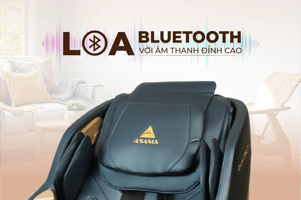 He Thong Loa Bluetooth Ghe Massage Asama JP-9000