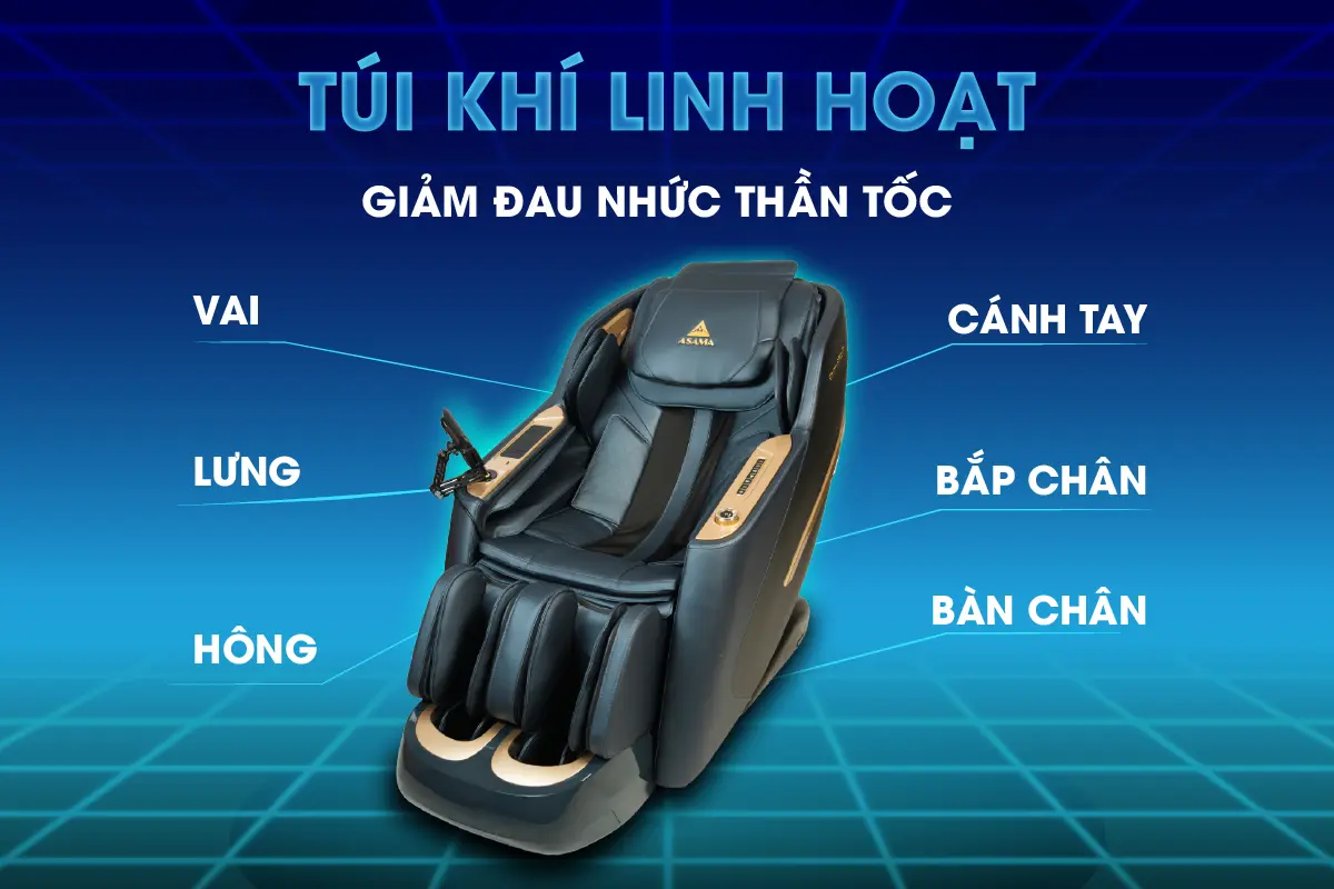 He Thong Tui Khi Ghe Massage Asama JP-9000