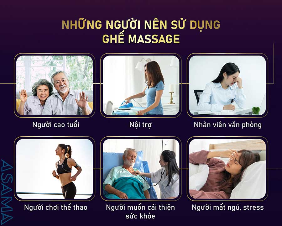 9 ai nen su dung ghe massage