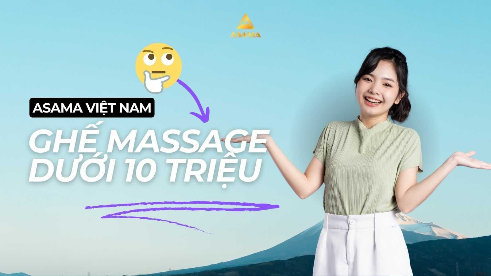 Ghế massage dưới 10 triệu