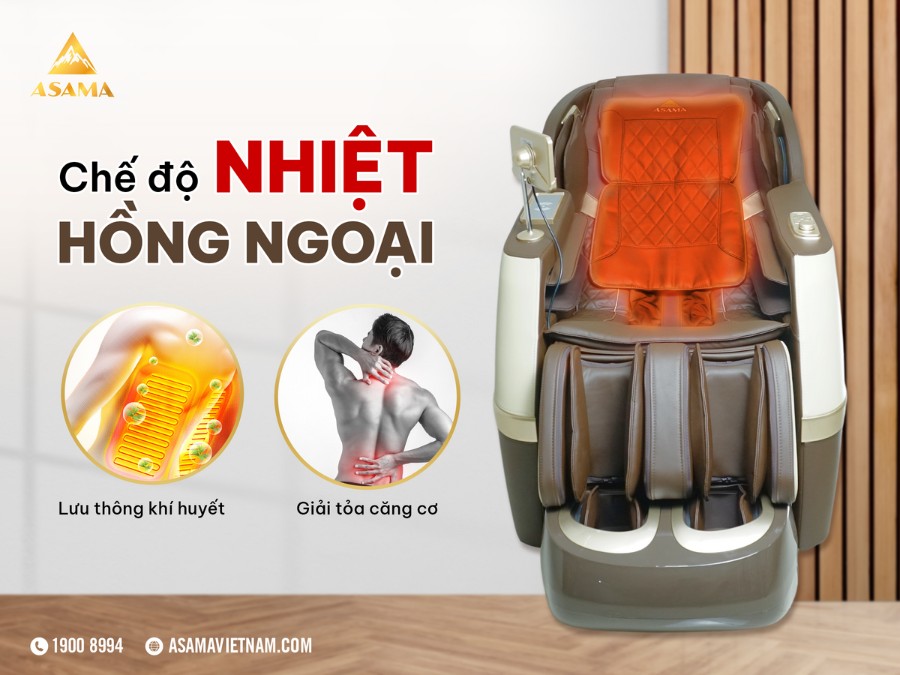 Ghế Massage ASAMA AS500 Sạc không dây