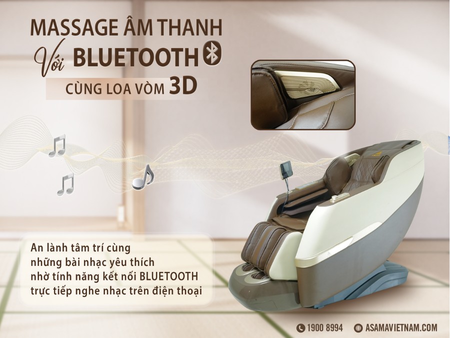 Ghế Massage ASAMA AS500 bluetooth