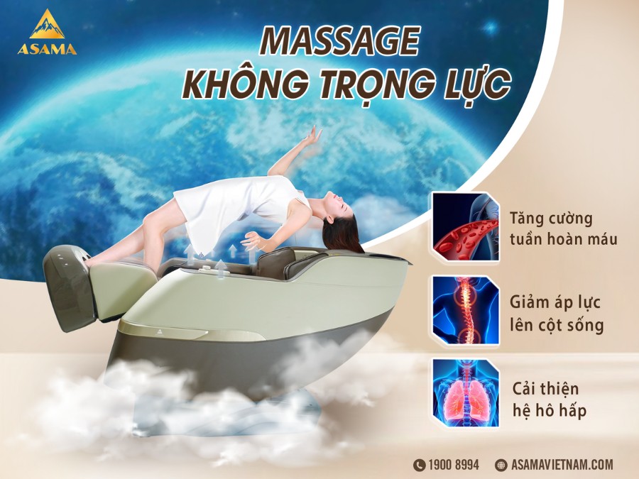 Ghế Massage ASAMA AS500 không trọng lực