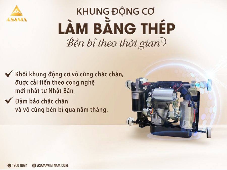 Ghế Massage ASAMA AS500 khung bằng thép