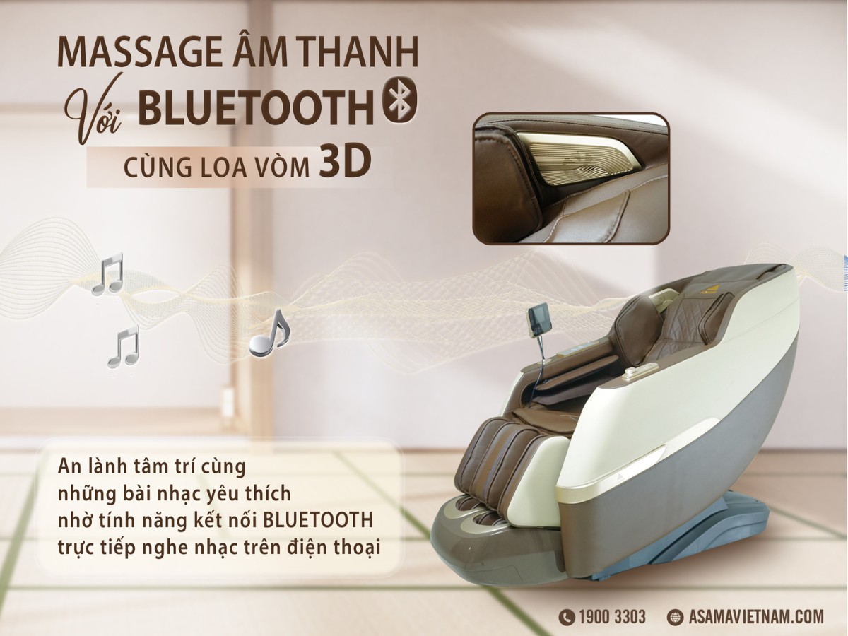 Ghe Massage ASAMA AS500 bluetooth