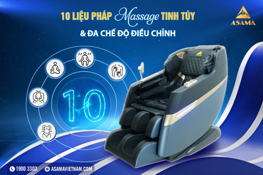 Ghế Massage Asama AS400 Giá rẻ, cao cấp (2)